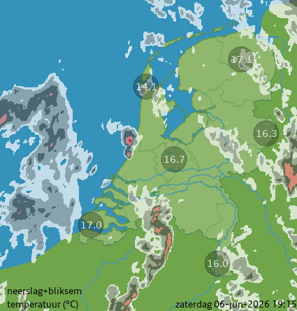KNMI Neerslagradar